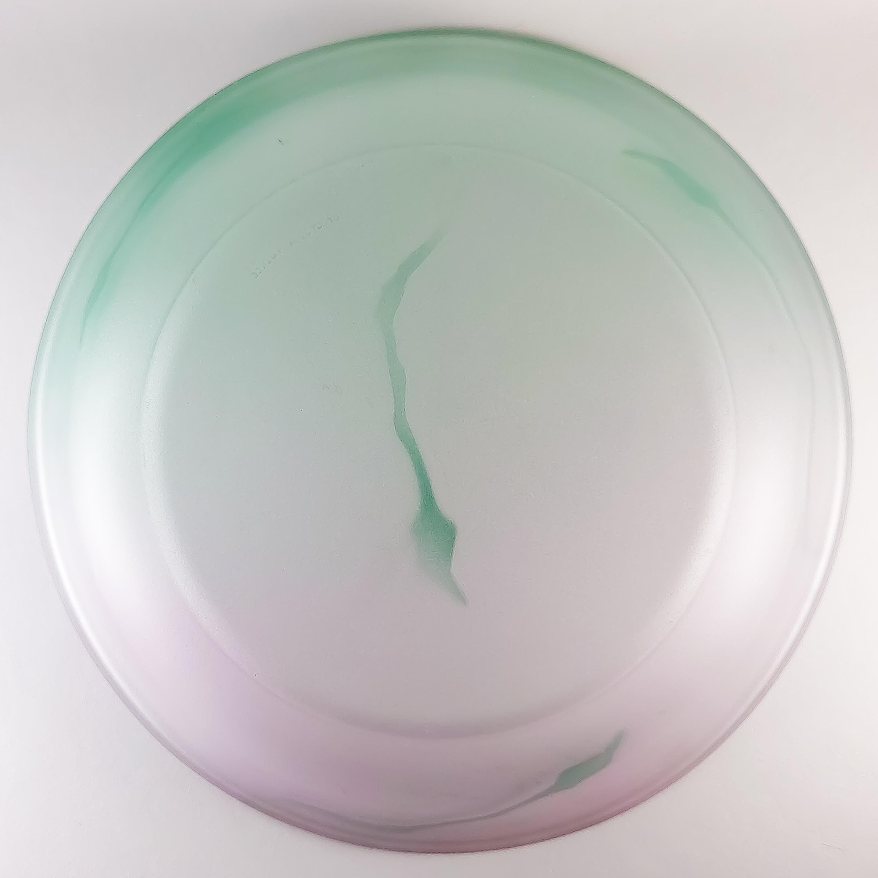 Marble Effect Glass Fruit Bowl