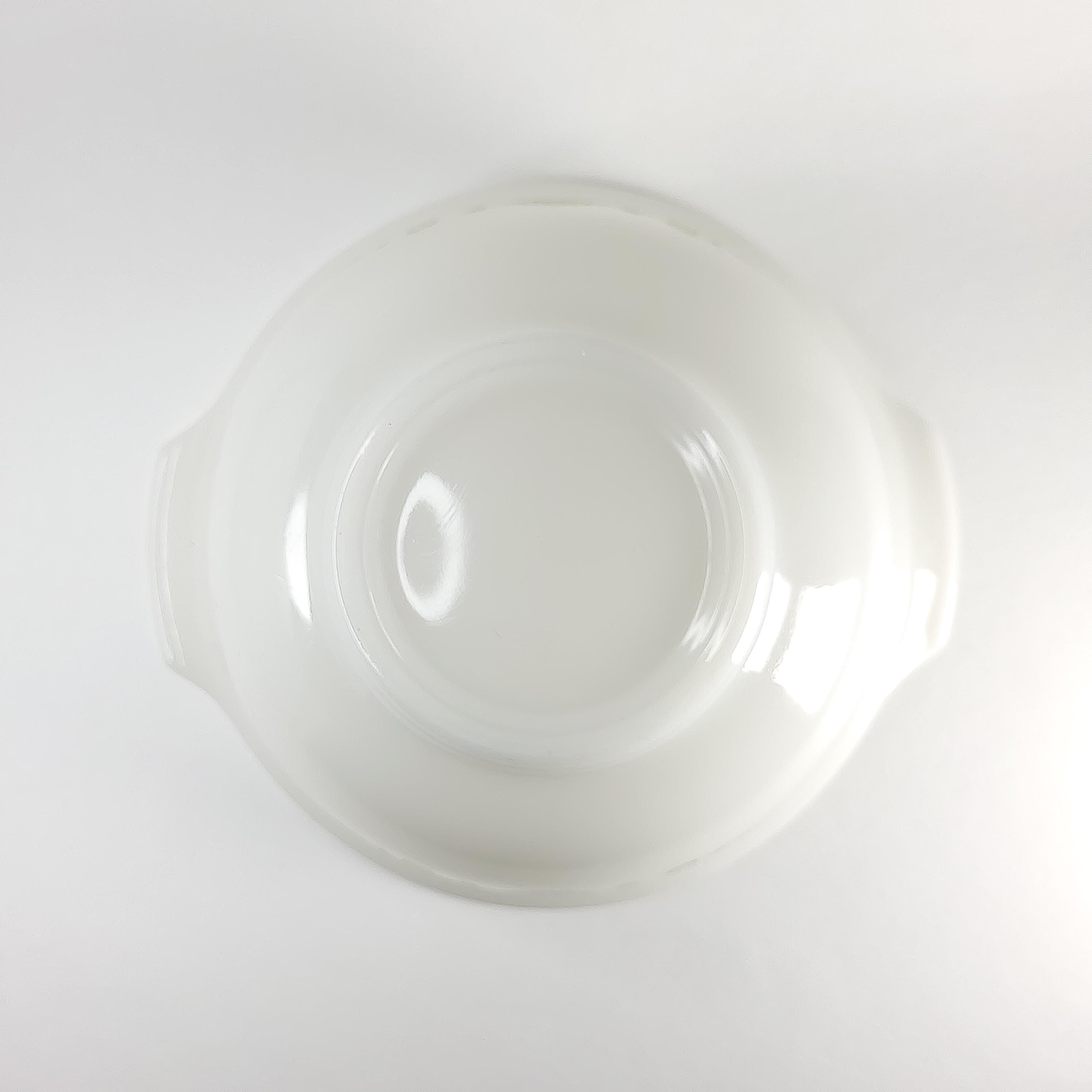 Vintage McKee Glasbake Milk Glass Bowl