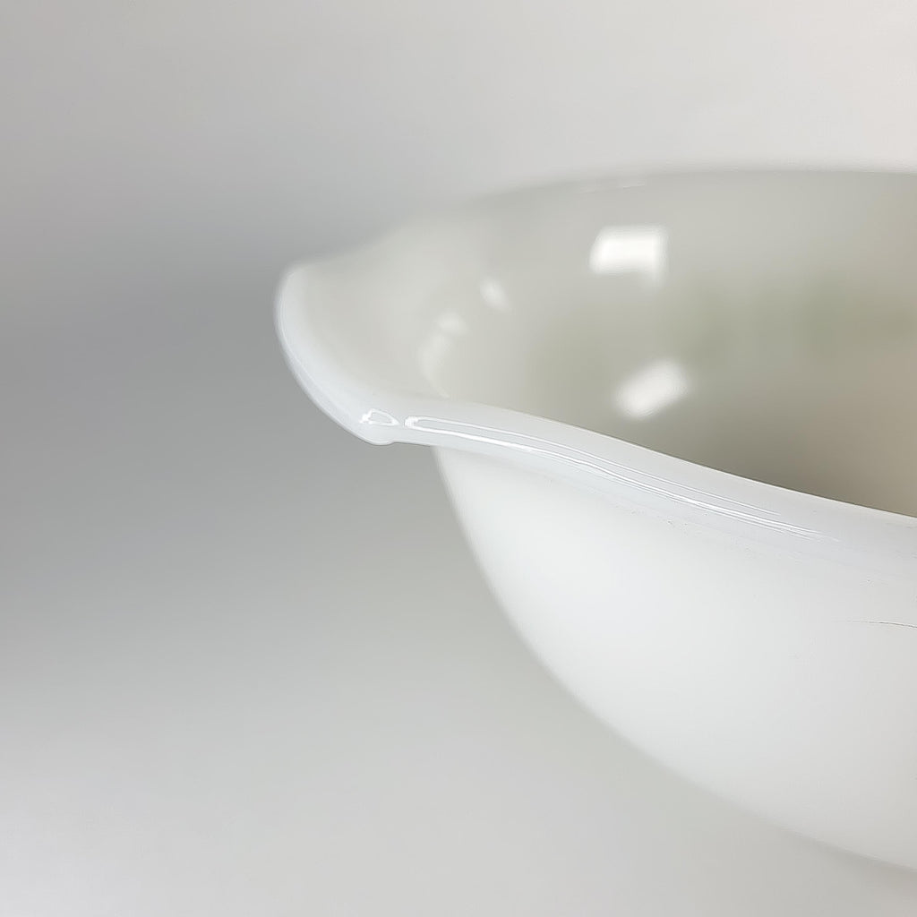 Vintage McKee Glasbake Milk Glass Bowl