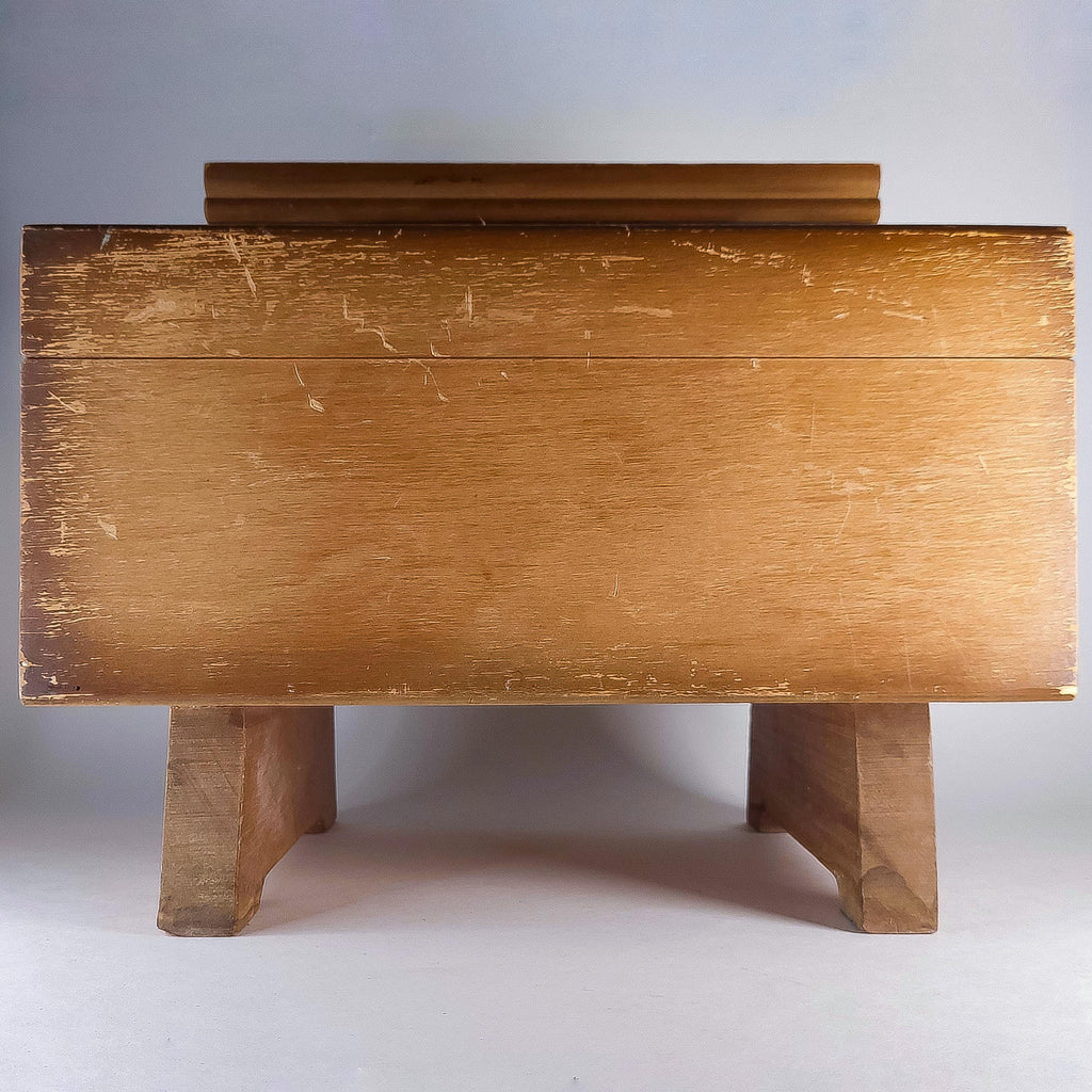 Dack's Wooden Shoe Shine Box with Storage