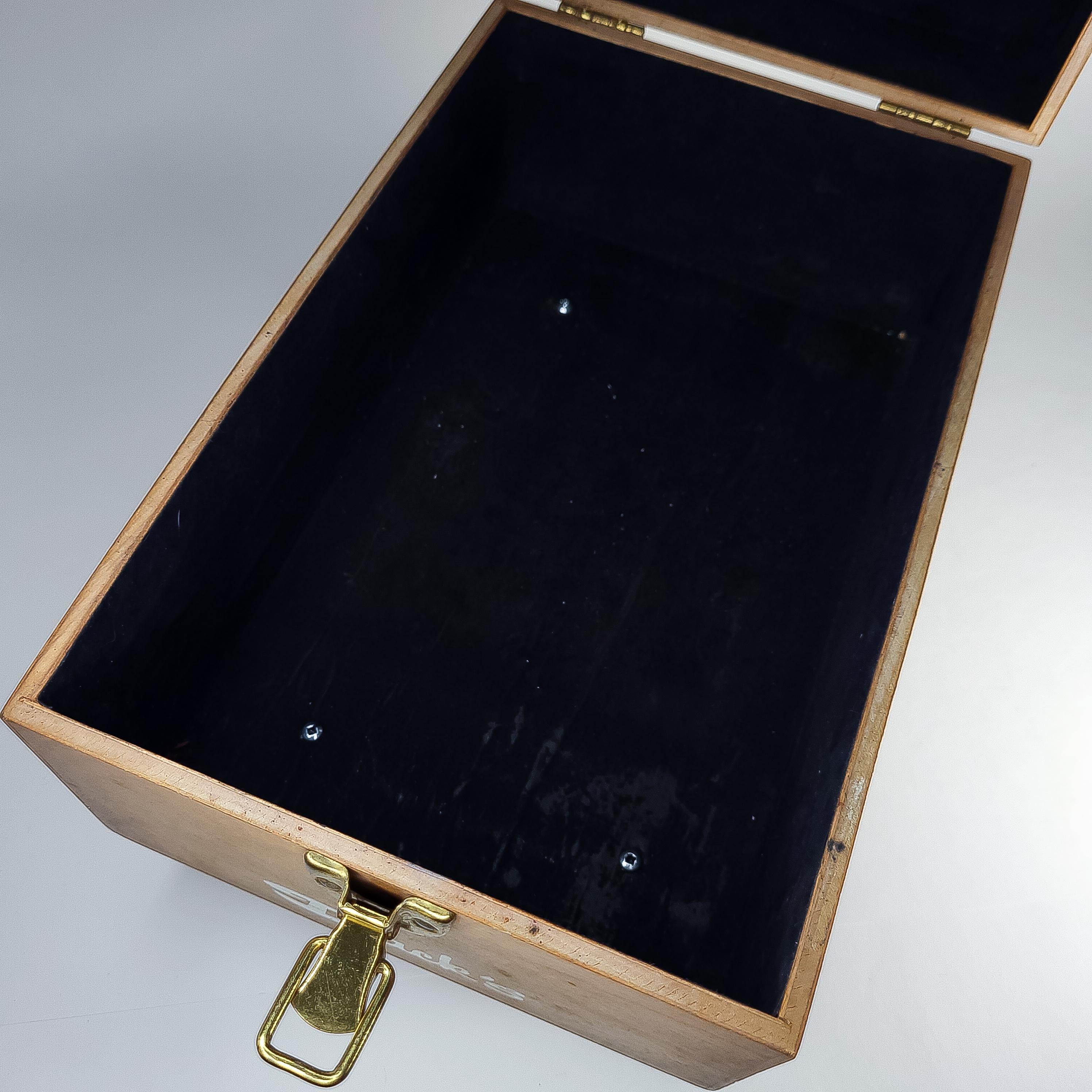 Dack's Wooden Shoe Shine Box with Storage