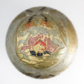 Vintage Indian Brass Urn, Lidded Flower Vase