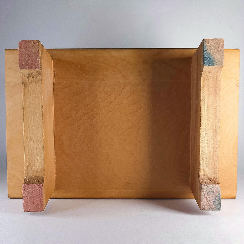 Dack's Wooden Shoe Shine Box with Storage