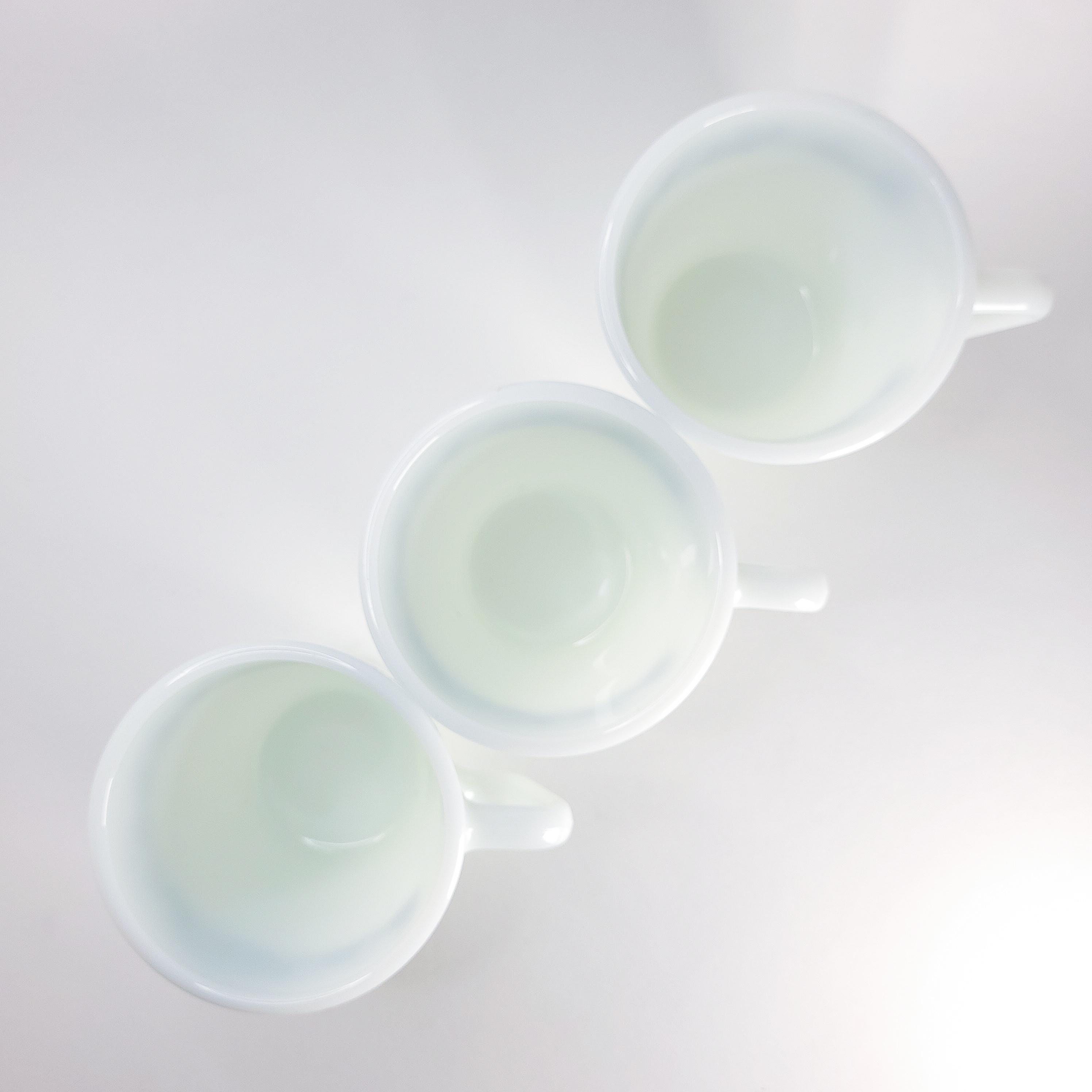 3 Pyrex Old Town Blue Mugs