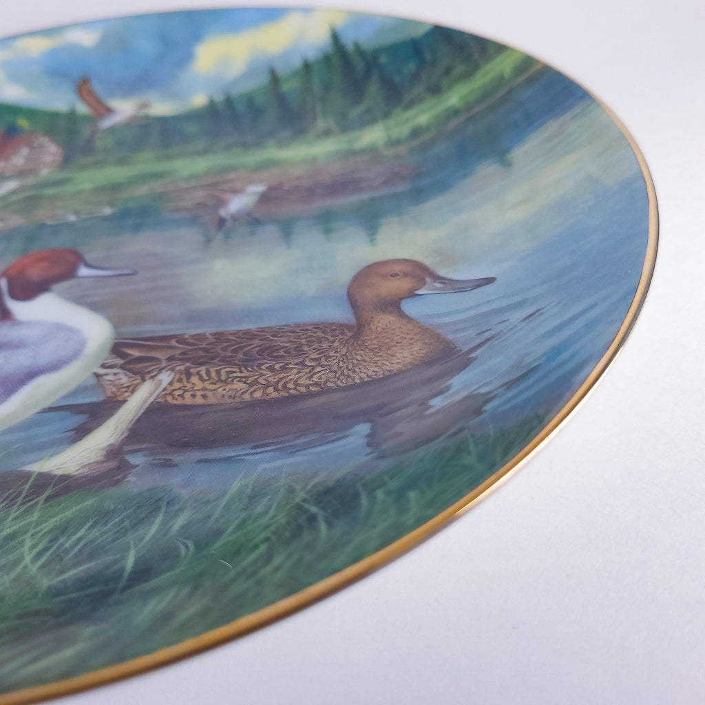 Vintage Collectible, 1986 “The Pintail” Plate by Bart Jerner