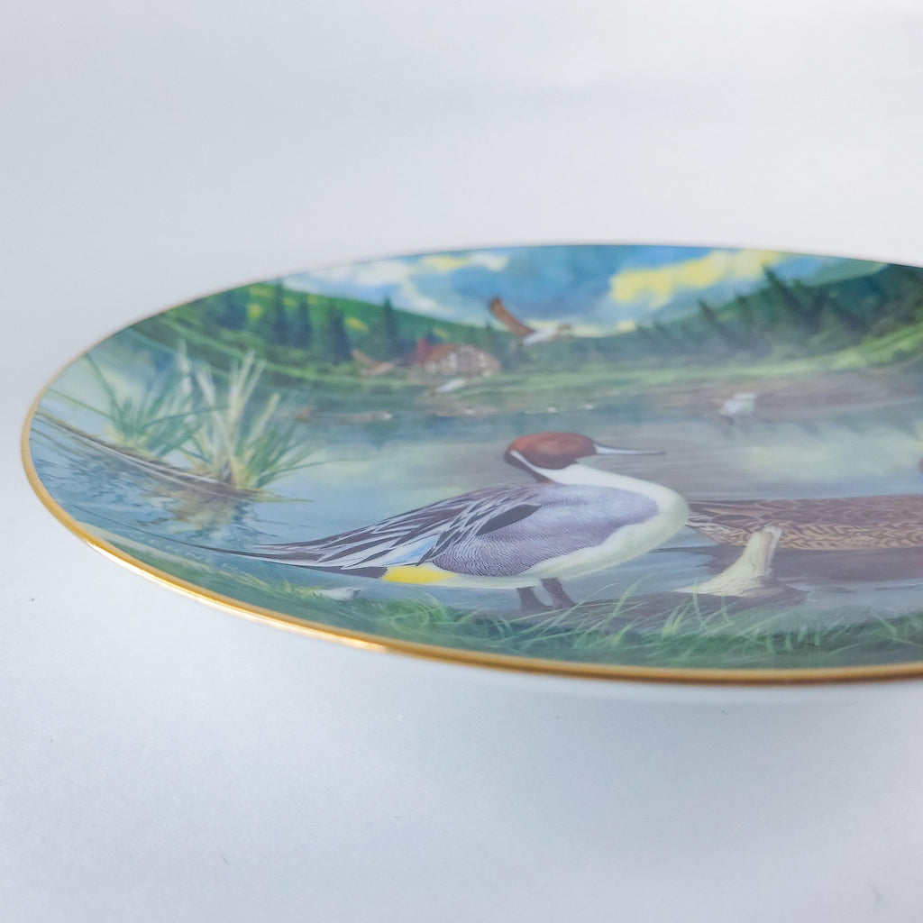 Vintage Collectible, 1986 “The Pintail” Plate by Bart Jerner