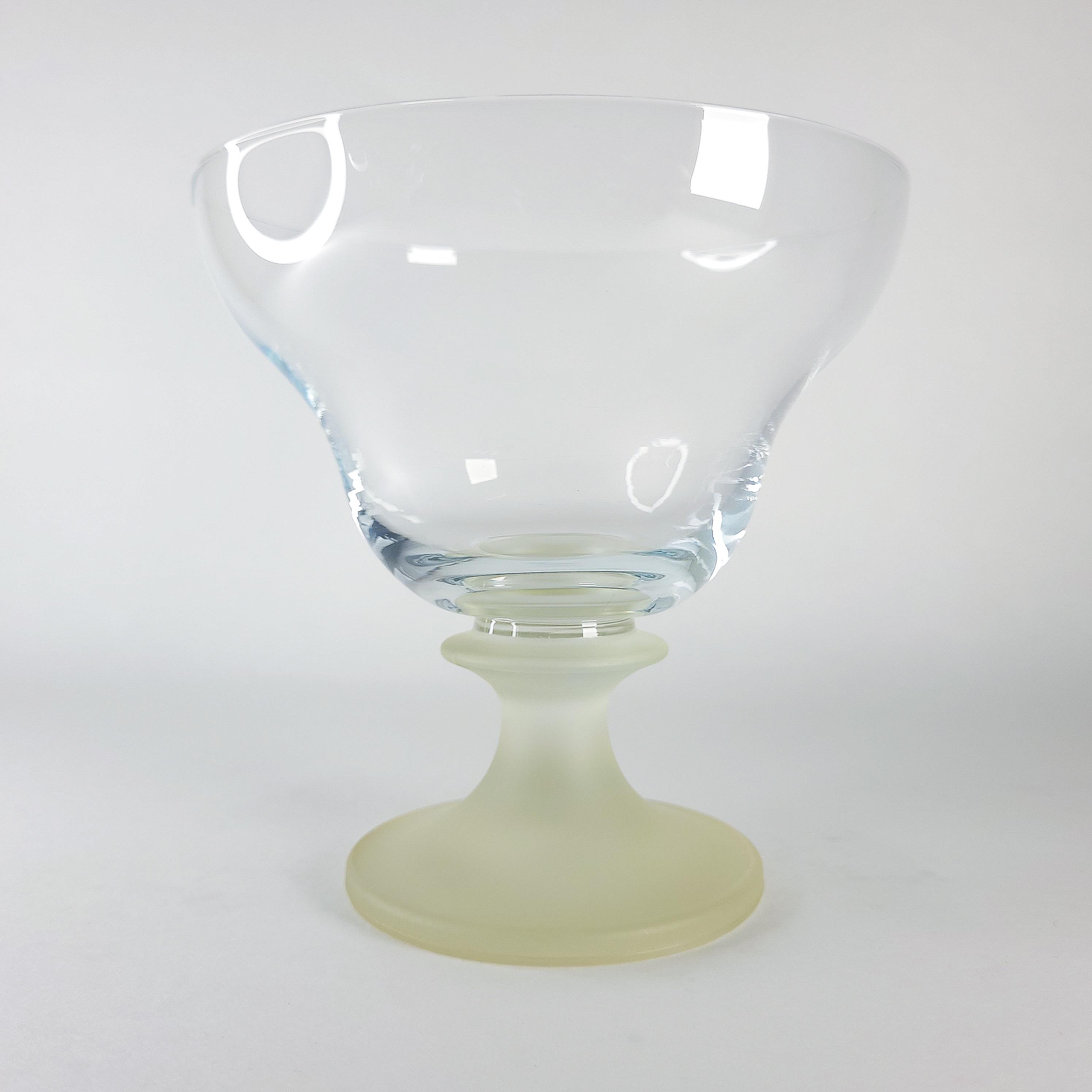 Vintage Footed Dessert Glasses, Set of 2
