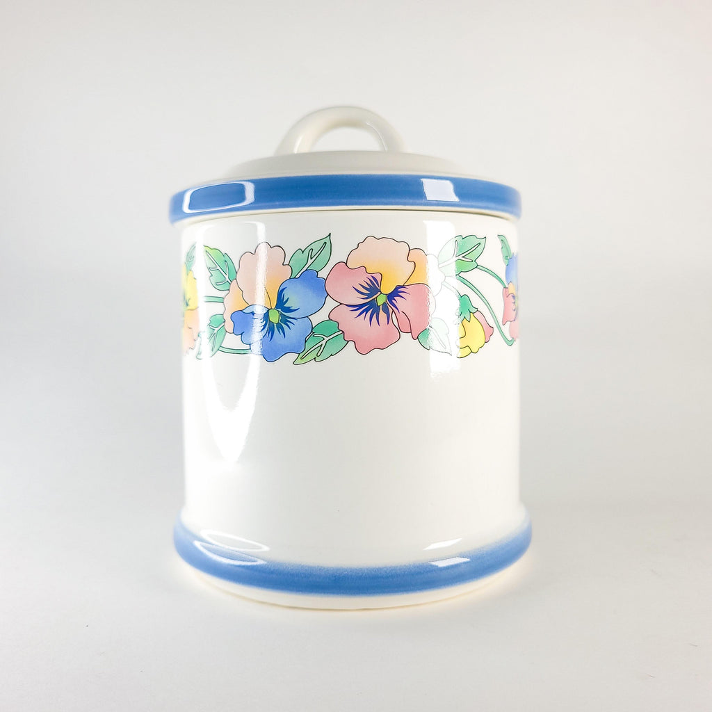 Vintage Japanese Nishiwaki Lidded Jar