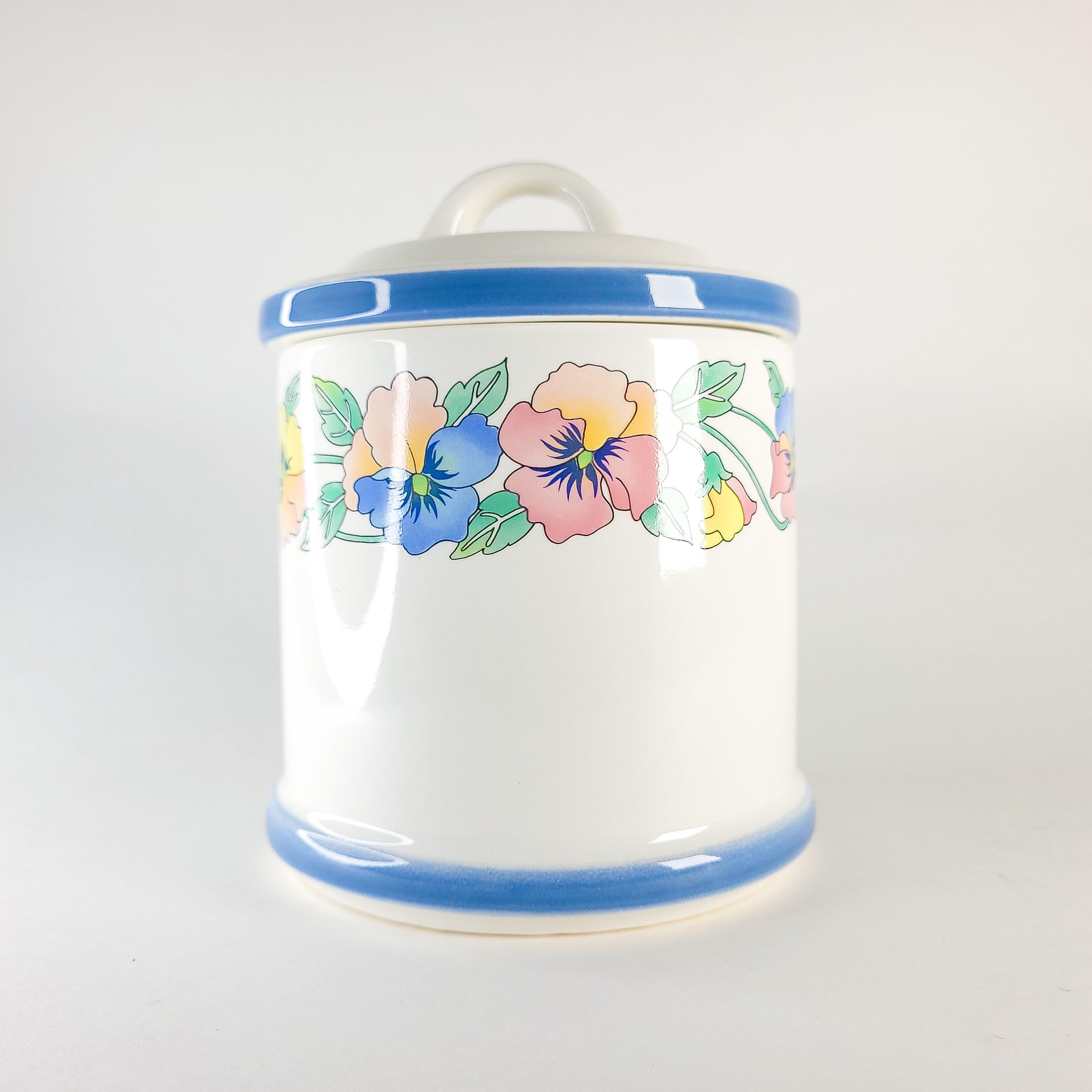 Vintage Japanese Nishiwaki Lidded Jar