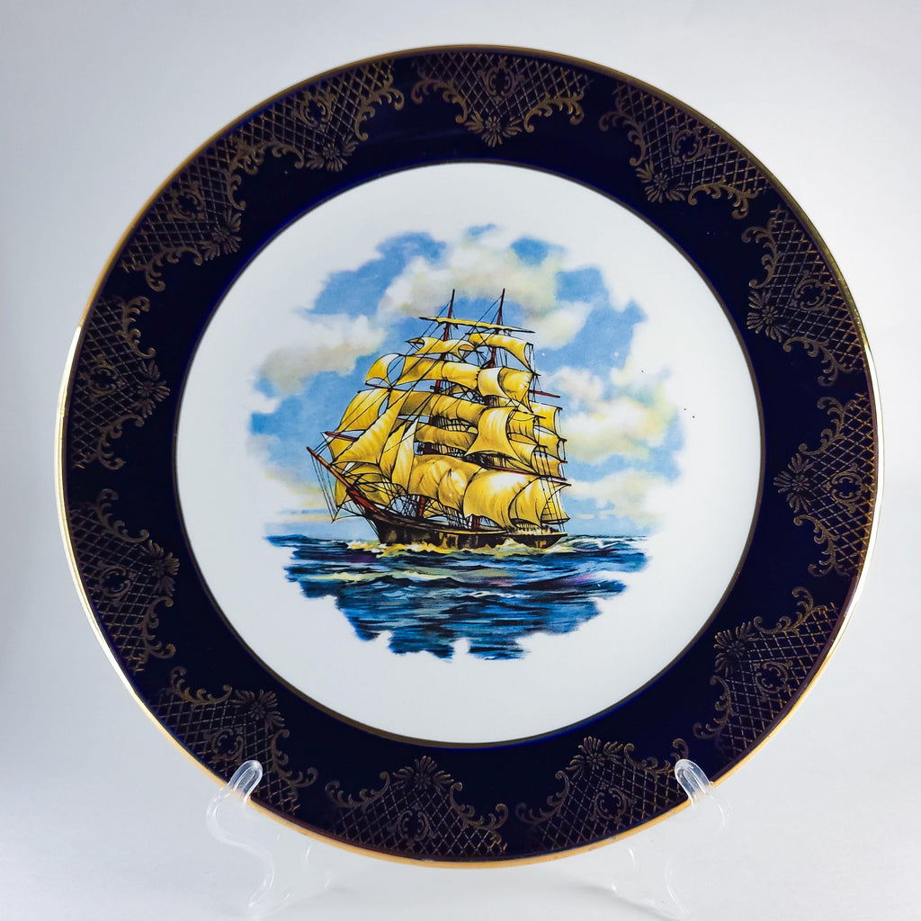 Vintage Royal Falcon Ware Plate, Nautical Decor