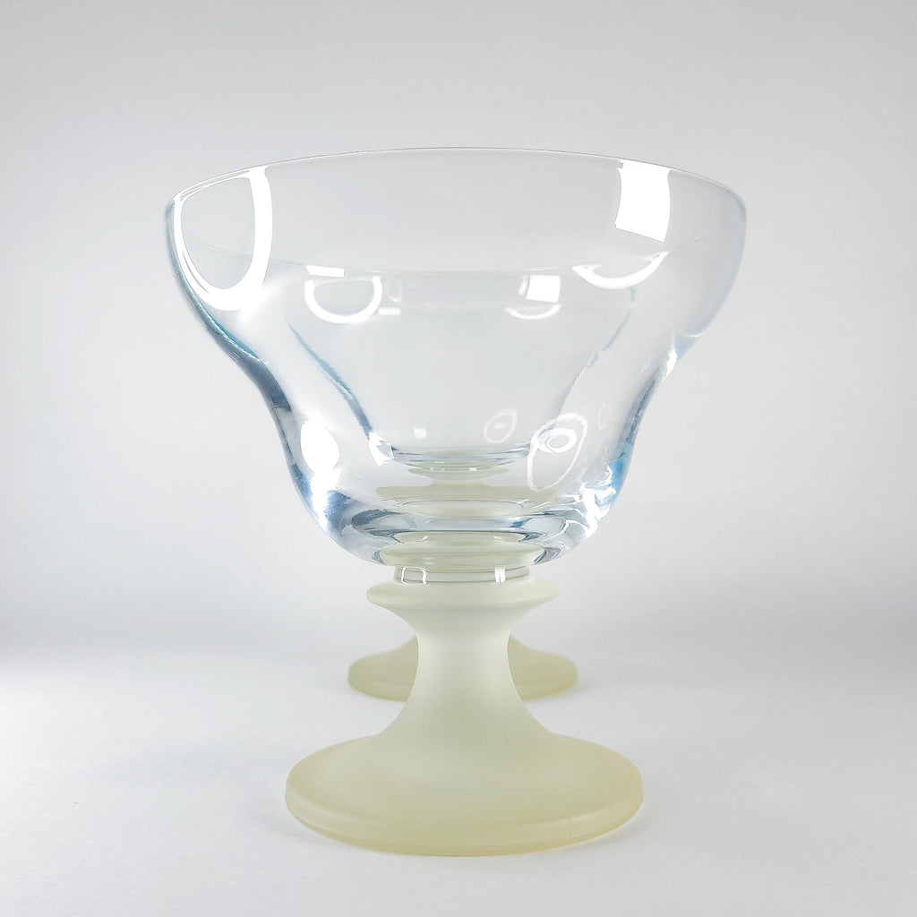 Vintage Footed Dessert Glasses, Set of 2