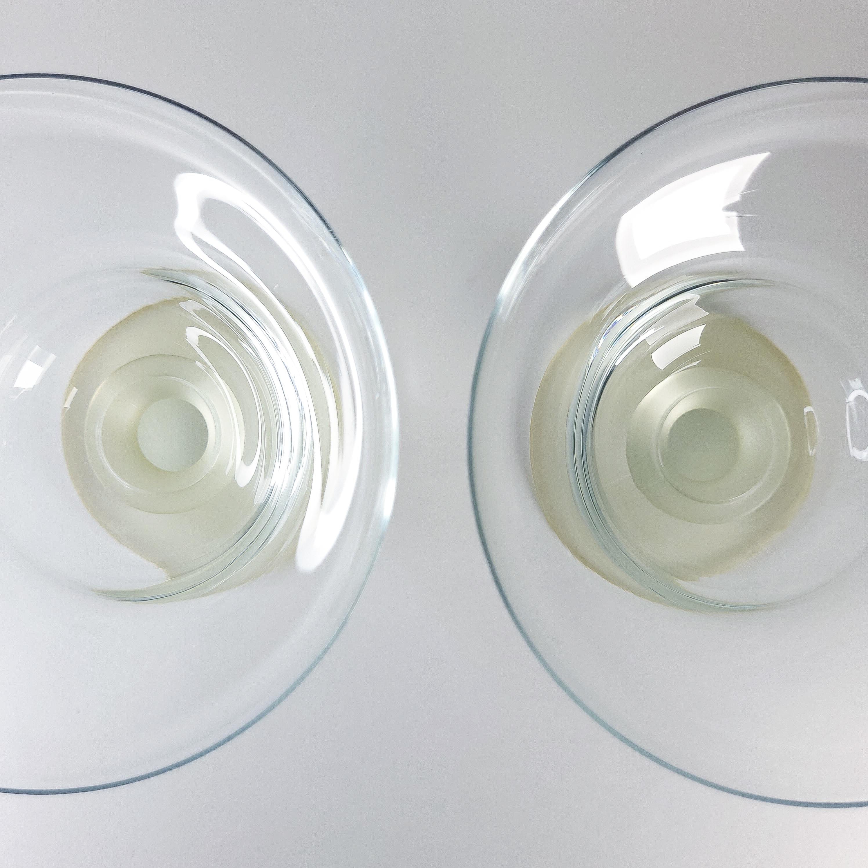 Vintage Footed Dessert Glasses, Set of 2