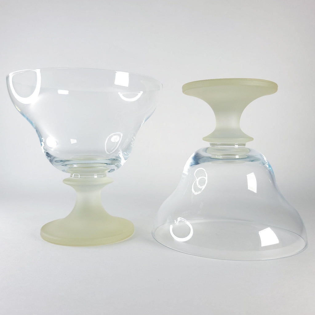 Vintage Footed Dessert Glasses, Set of 2