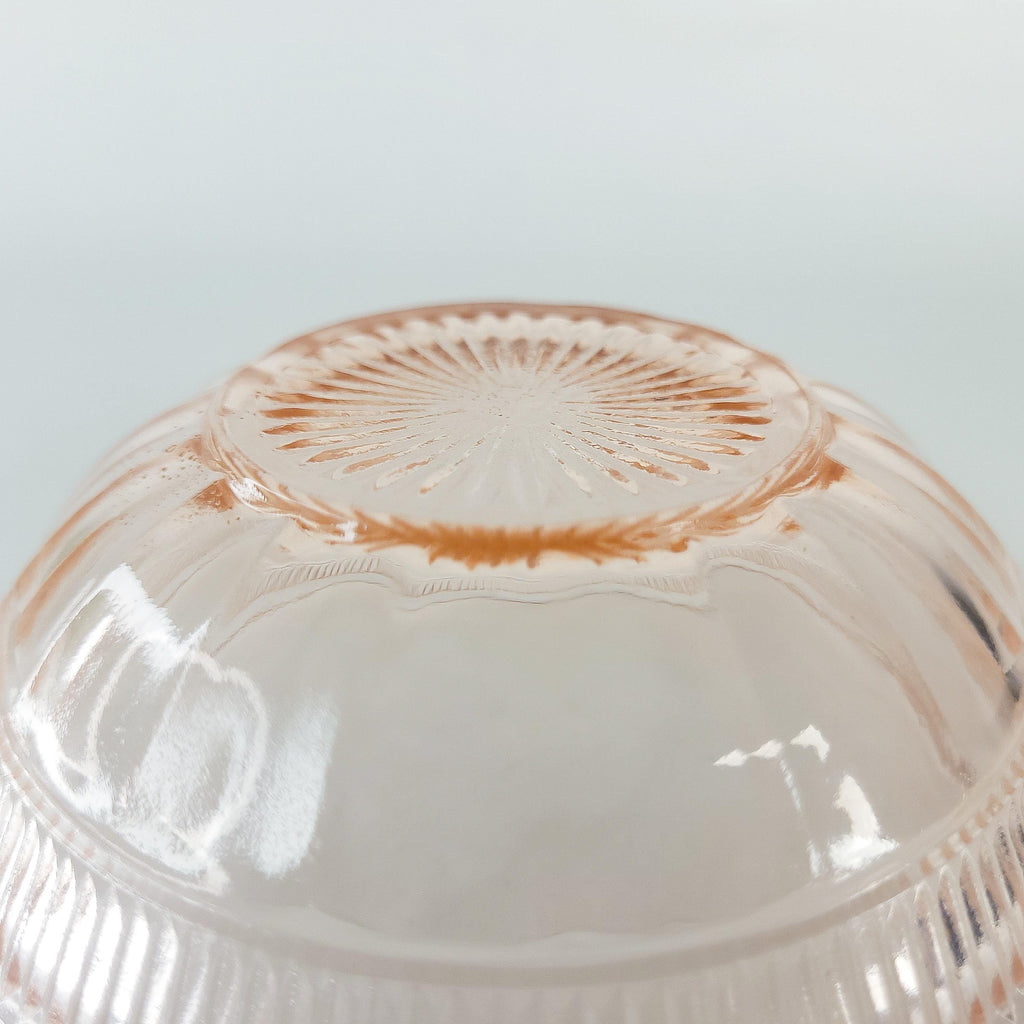 Coronation Pink Depression Glass Bowl: Hocking Glass