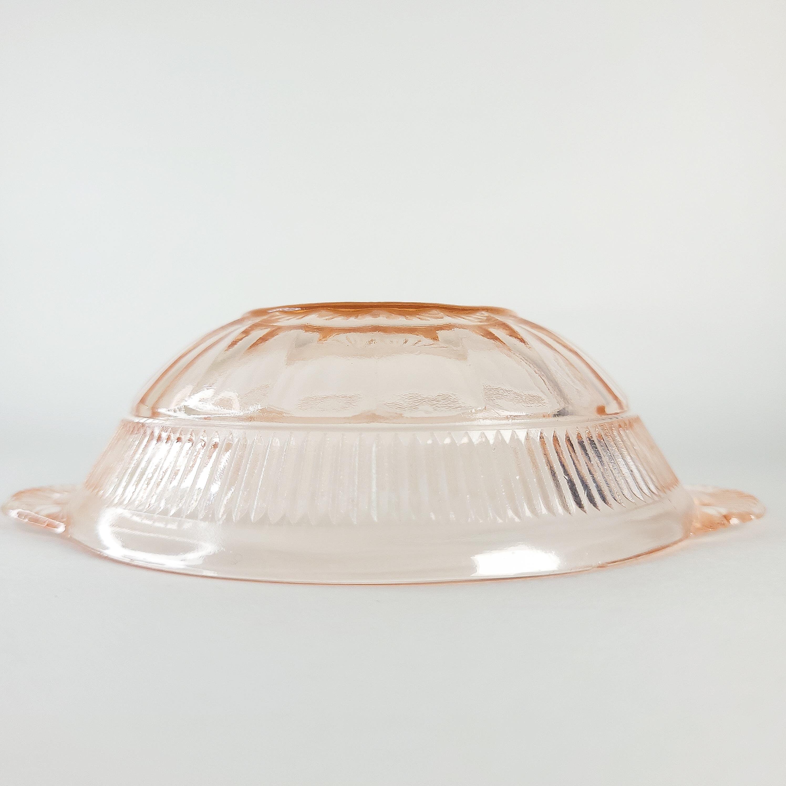 Coronation Pink Depression Glass Bowl: Hocking Glass