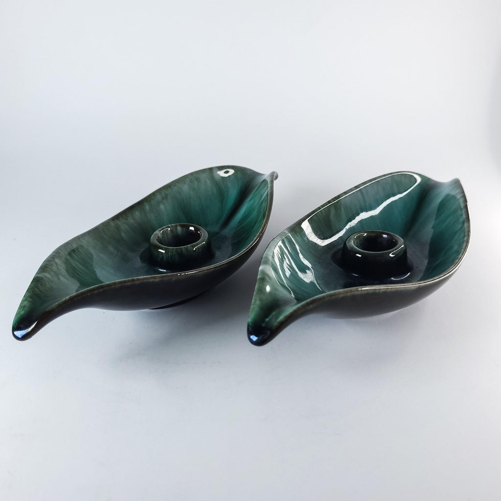 Blue Mountain Pottery Candle Holders