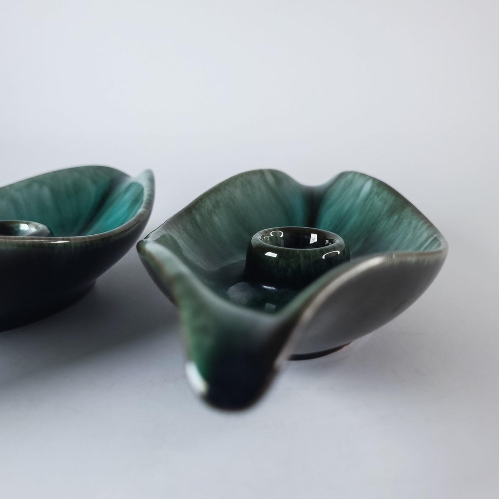Blue Mountain Pottery Candle Holders