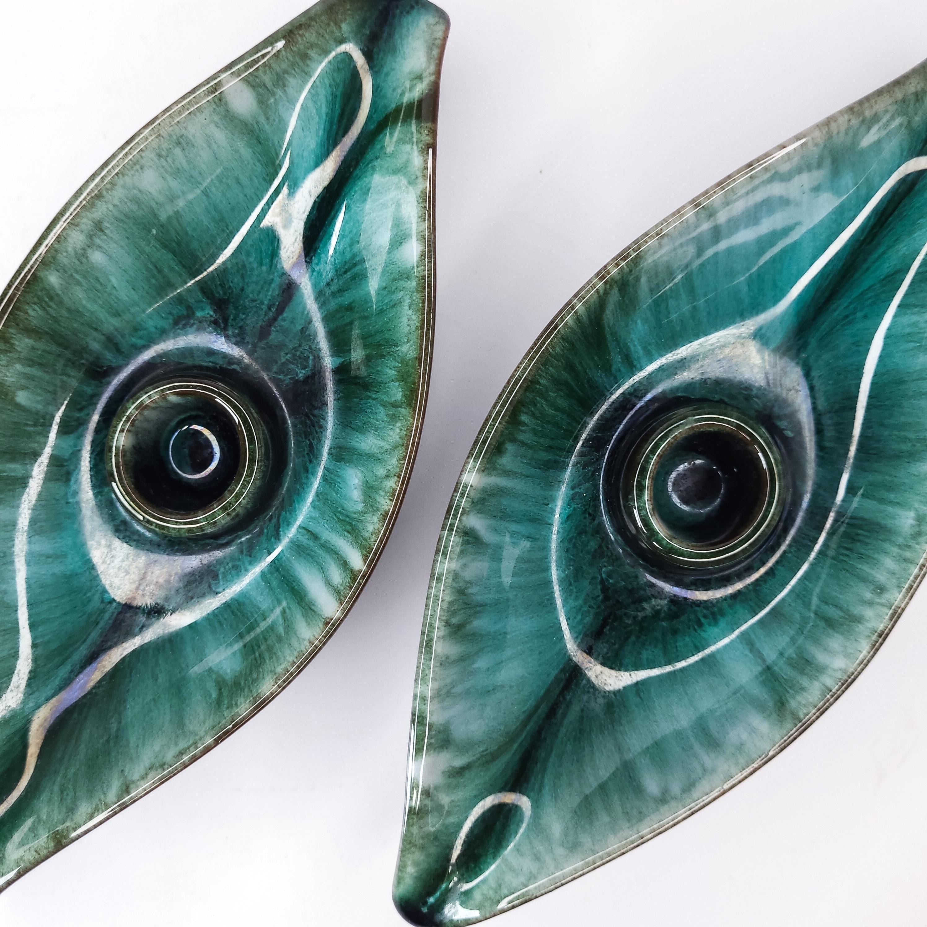 Blue Mountain Pottery Candle Holders