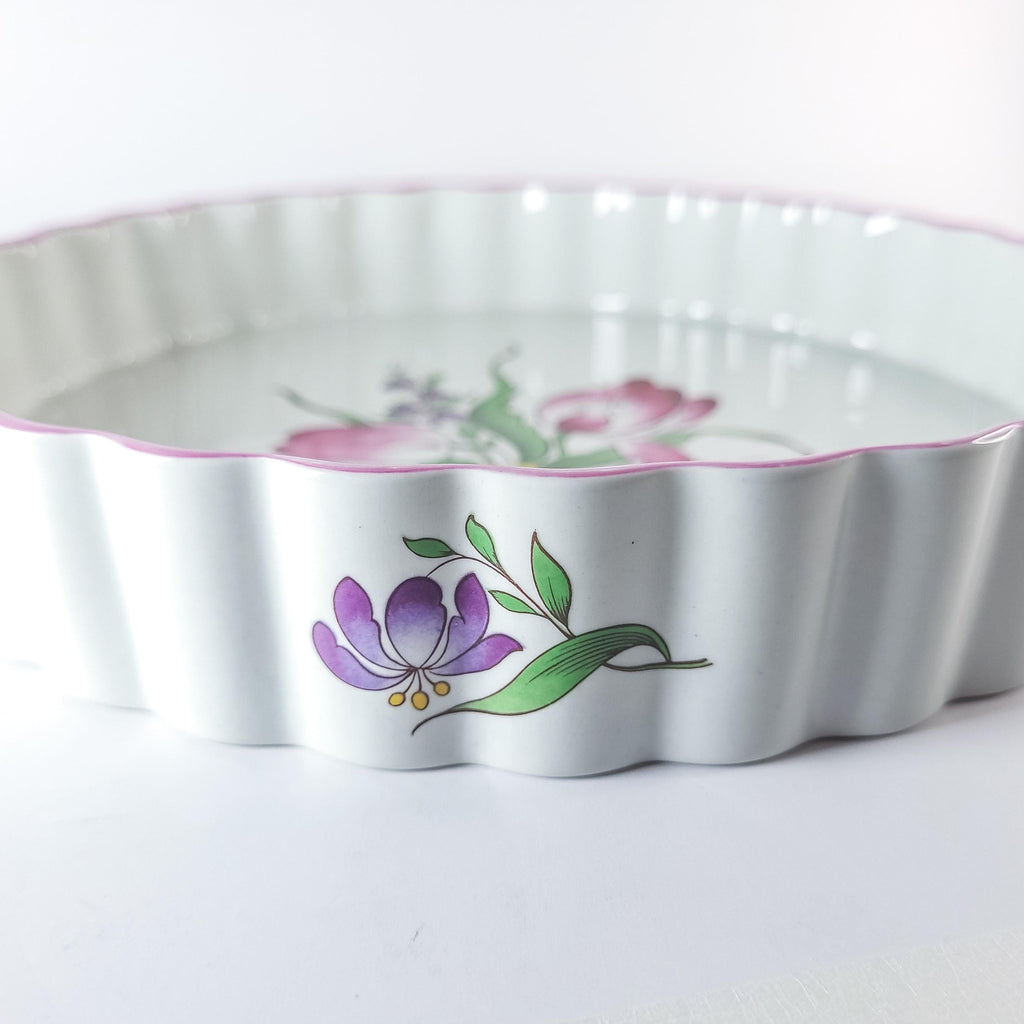 Vintage Quiche Dish, Freezer & Microwave Safe