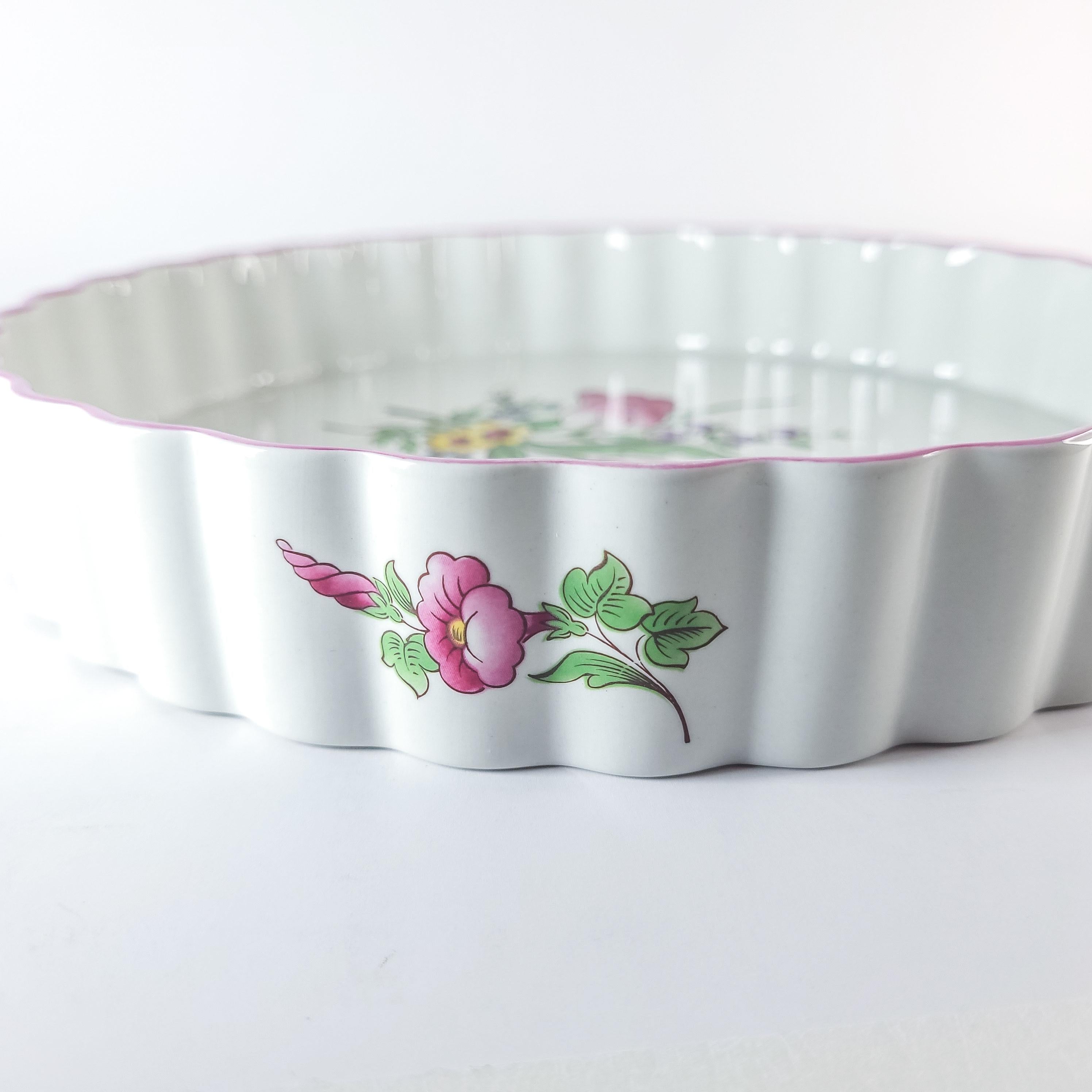 Vintage Quiche Dish, Freezer & Microwave Safe