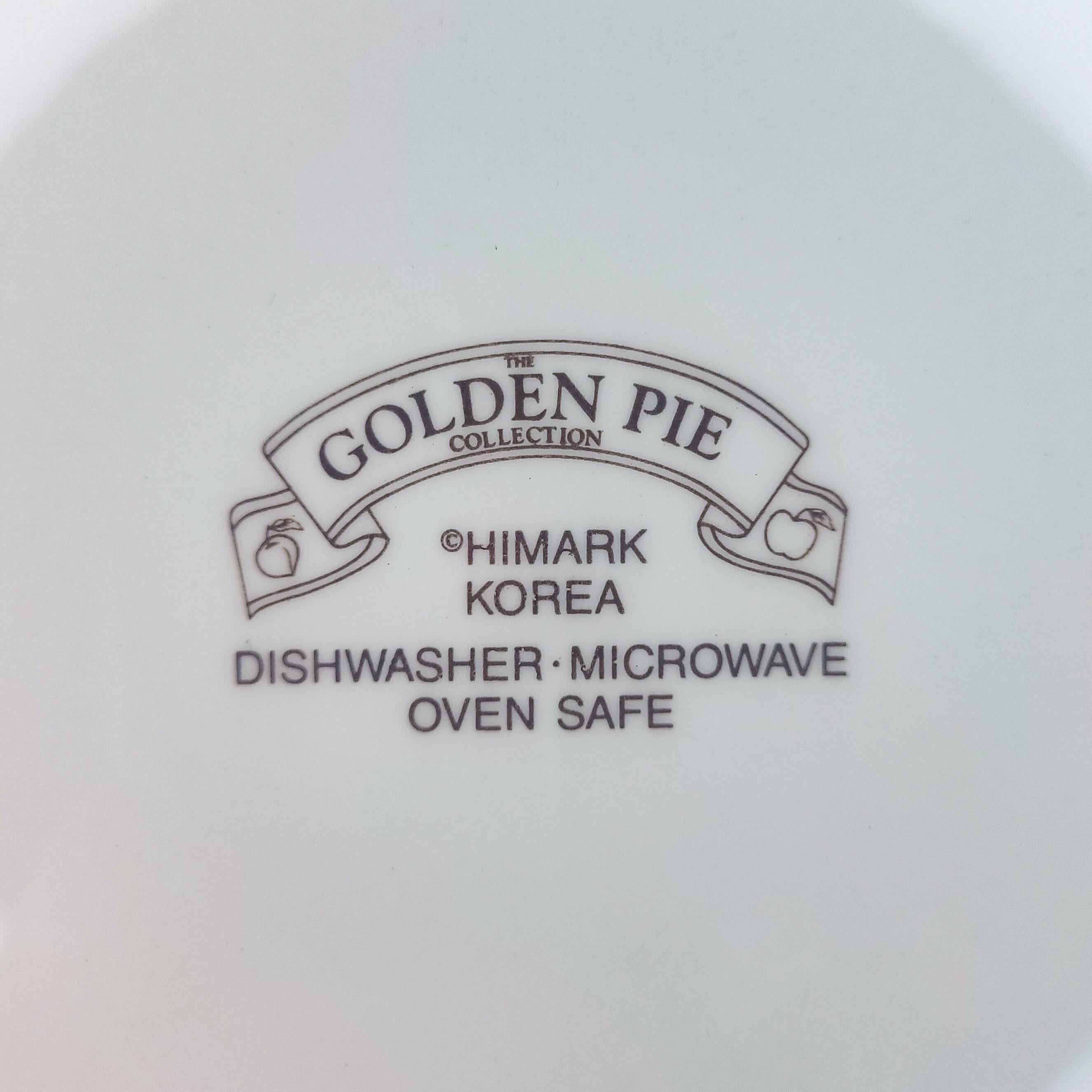 Vintage Cherry Pie Recipe Plate