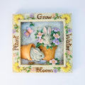 Vintage Spring Wall Art, Russ Berrie “Nature’s Wonder” Easter Bunny