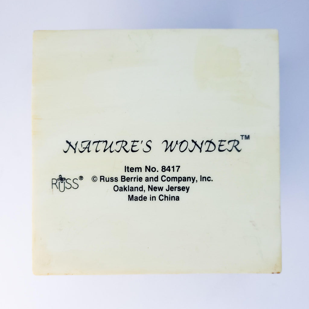 Vintage Spring Wall Art, Russ Berrie “Nature’s Wonder” Easter Bunny