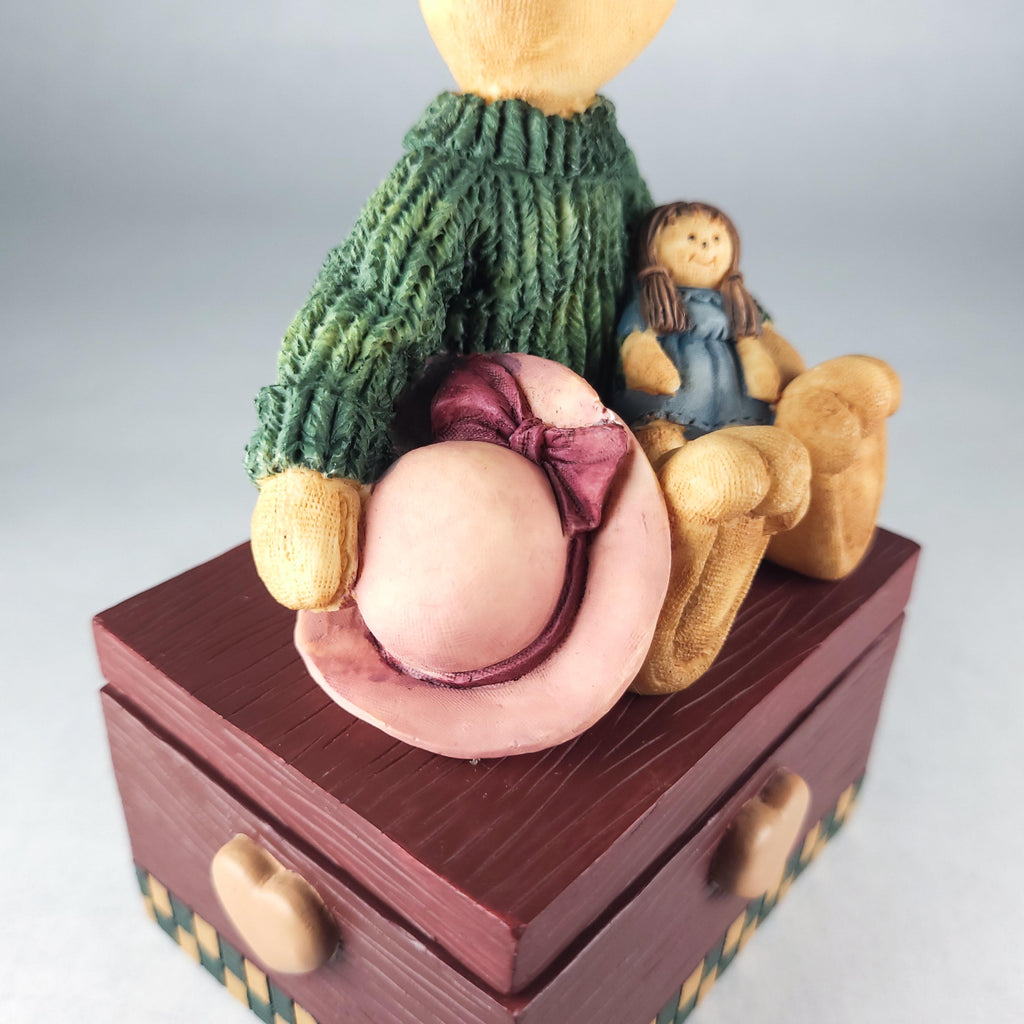 Vintage House of Lloyd Bunny Trinket Box, Collectible Keepsake Jewelry Storage