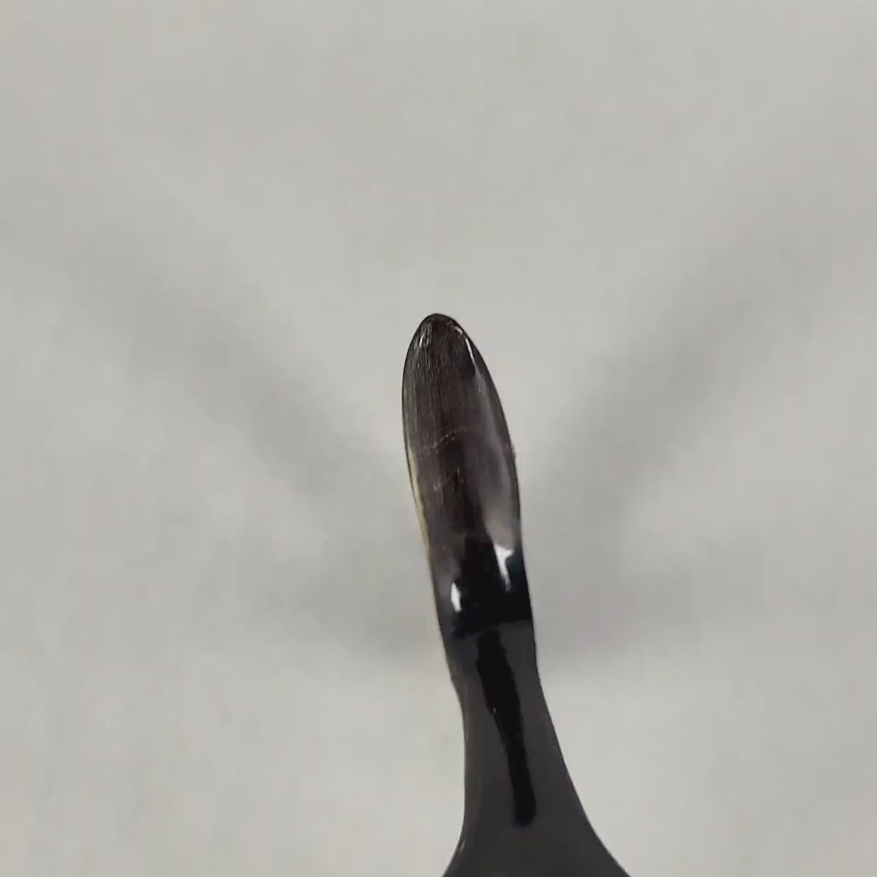 Vintage Buffalo Horn Trinket Dish, MCM Sculptural Bird Catchall