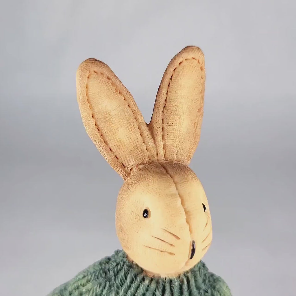 Vintage House of Lloyd Bunny Trinket Box, Collectible Keepsake Jewelry Storage