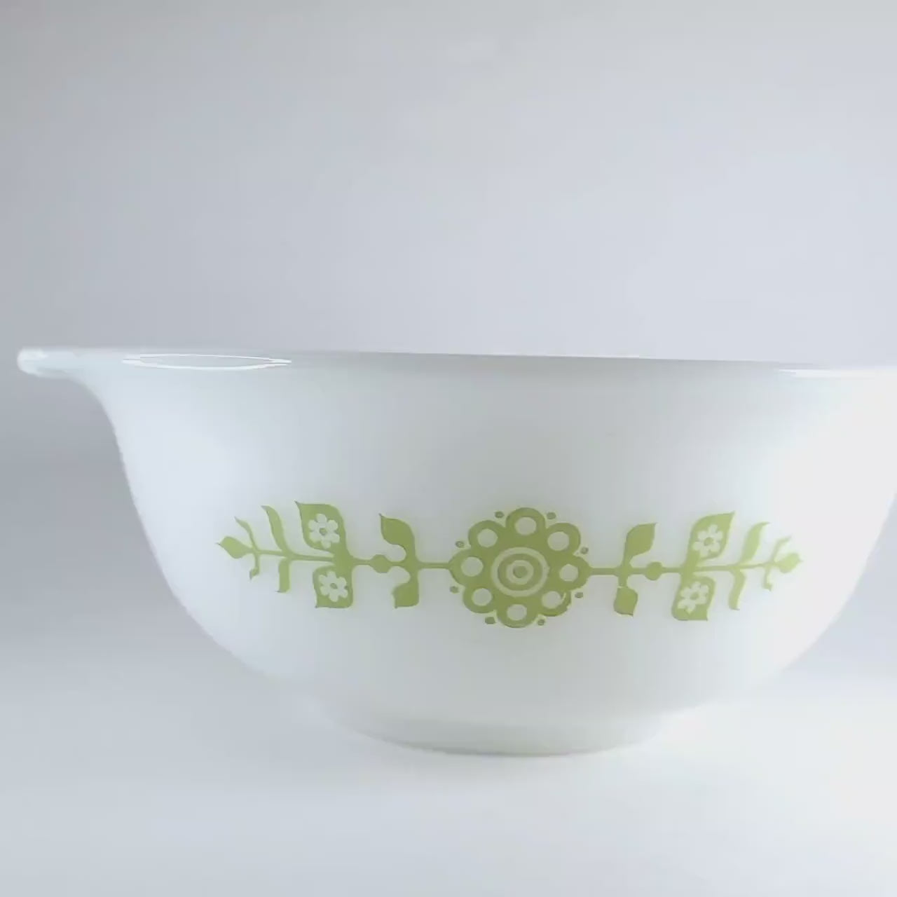 Vintage McKee Glasbake Milk Glass Bowl